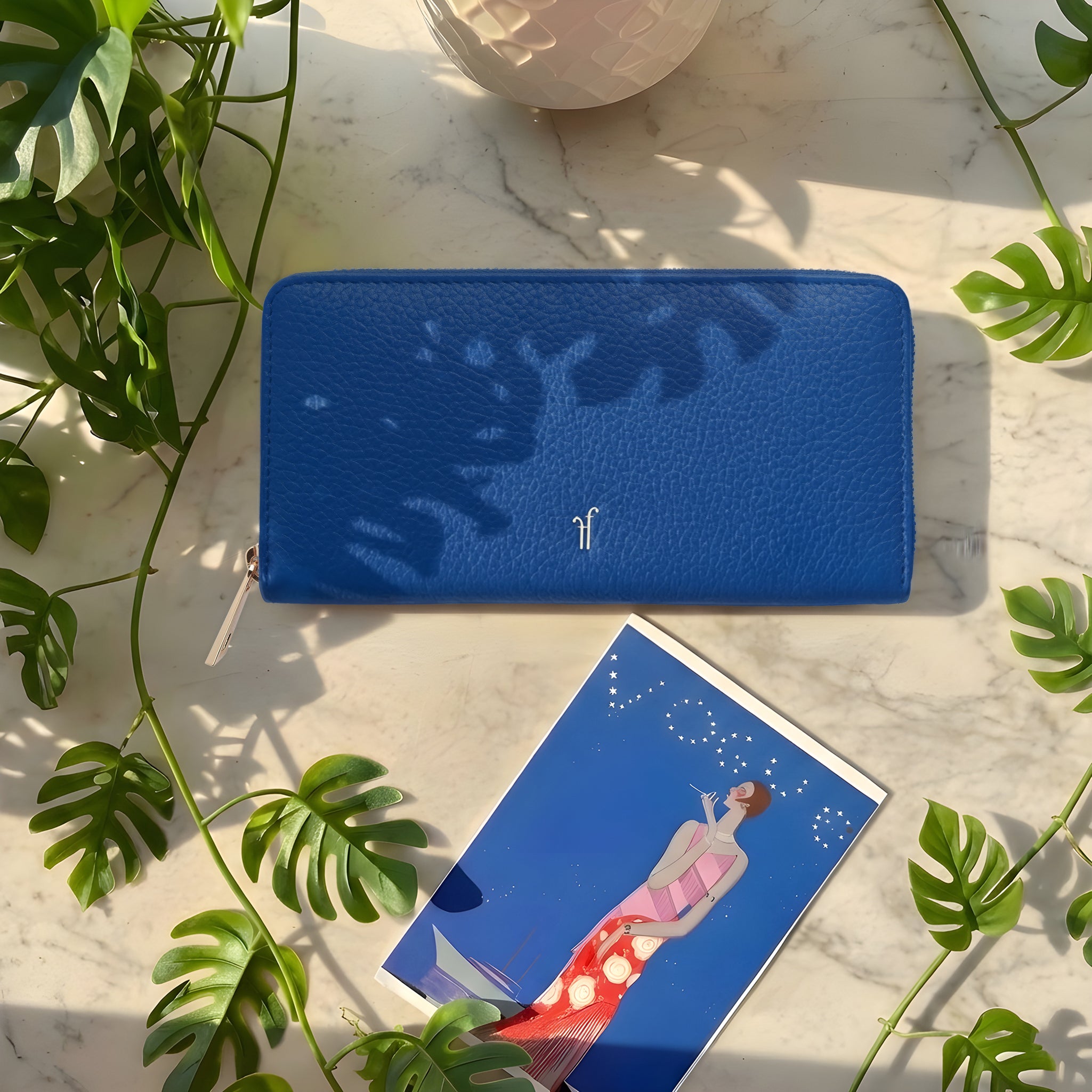 Verdary Long Zip Around Wallet