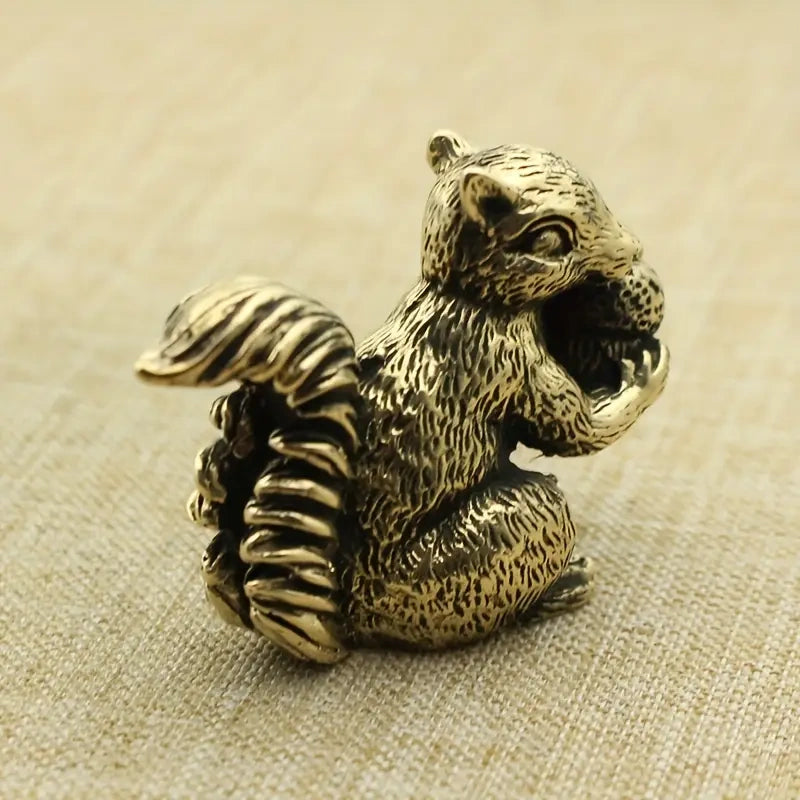 Brass Squirrel Miniature