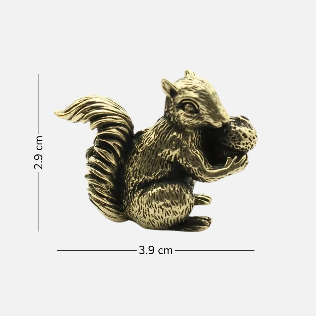 Brass Squirrel Miniature