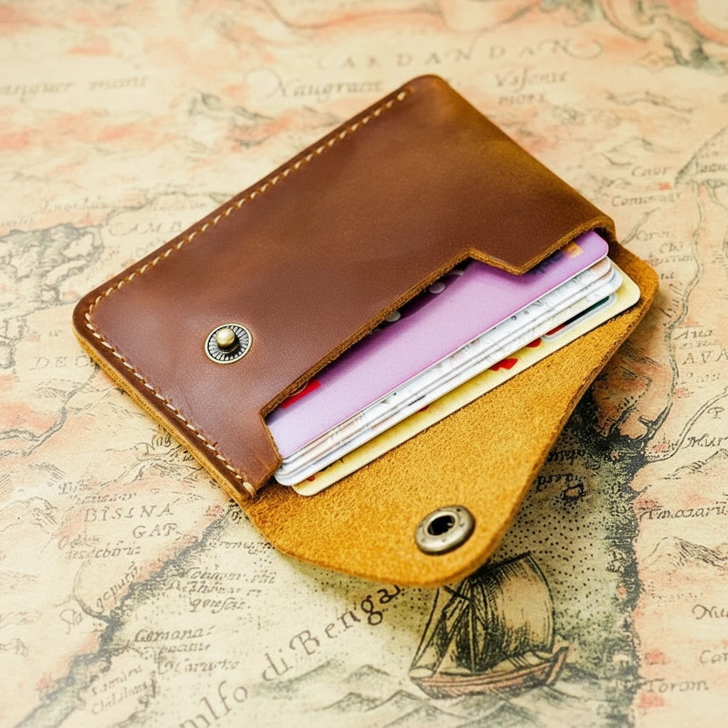 Vintage Leather Card Holder